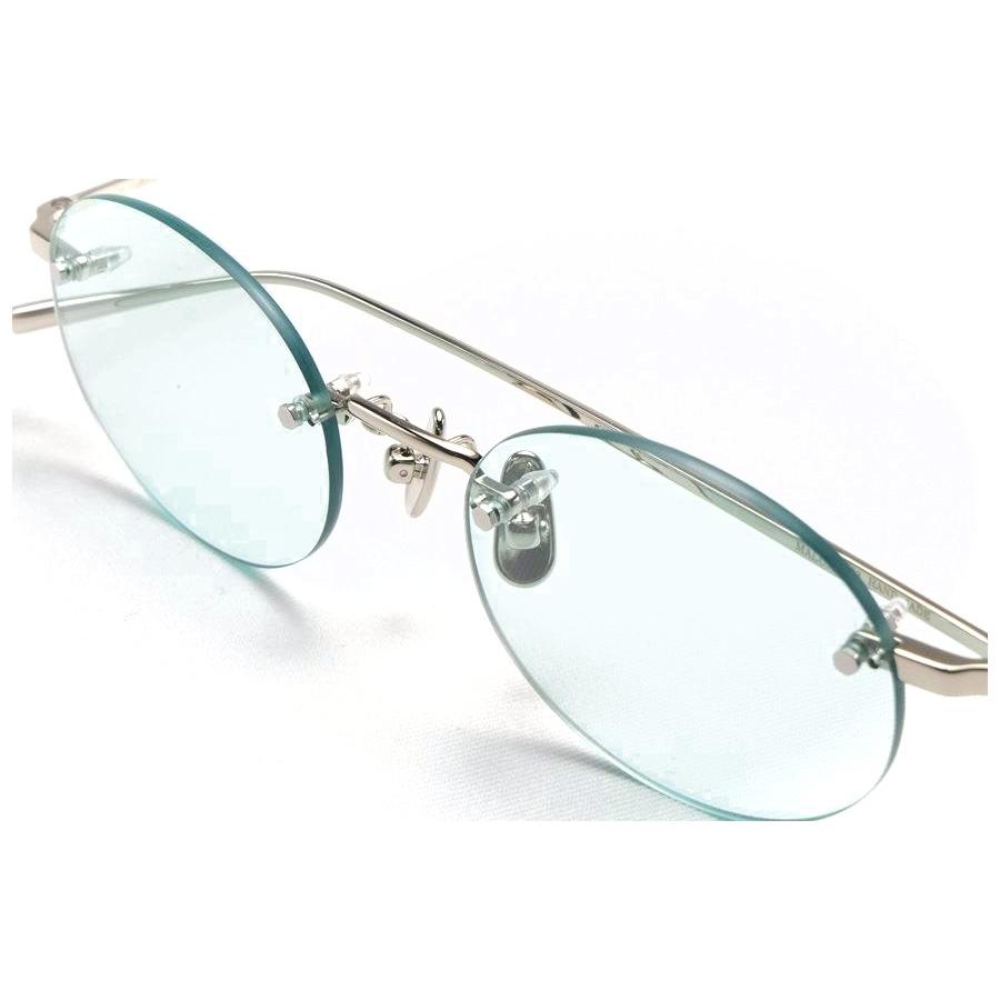 新品未使用 サングラス(ADSR)MALUMA 03 Lt.Green リムレス A.D.S.R. adsr サングラス MALUMA マルーマ 03 Lt Green シルバー