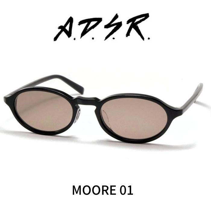 A.D.S.R. adsr サングラス MOORE ムーア 01 (Shiny Black/ Gray) ADSR