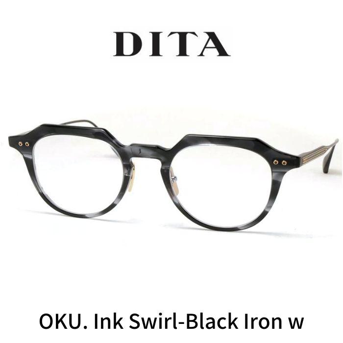 DITA ディータ メガネ 眼鏡 OKU オク DTX-419-A-01 Ink Swirl-Black