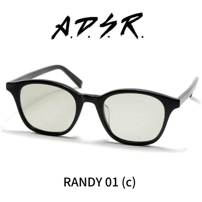 A.D.S.R. adsr サングラス RANDY ランディー 01 (Shiny Black / Lt