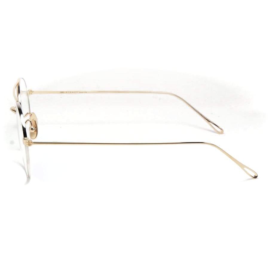 STEADY ステディ メガネ 眼鏡 STD-76 C12 Gold ゴールド シルバー