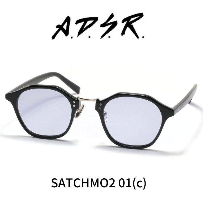 A.D.S.R. adsr サングラス SATCHMO2 サッチモ2 01 (c) Shiny Black