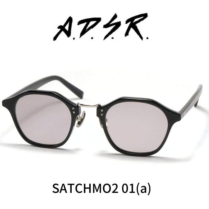 A.D.S.R. adsr サングラス SATCHMO2 サッチモ2 01 (a) Shiny Black