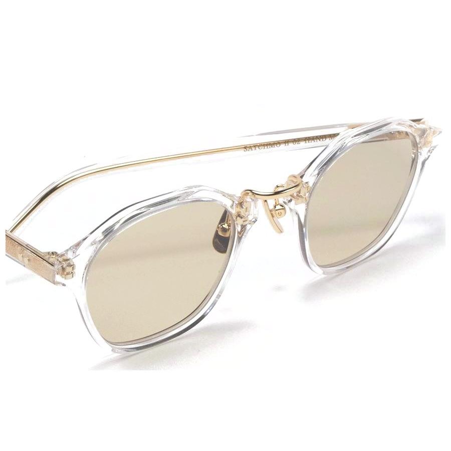 A.D.S.R. adsr サングラス SATCHMO2 サッチモ202 Clear Gold / Brown