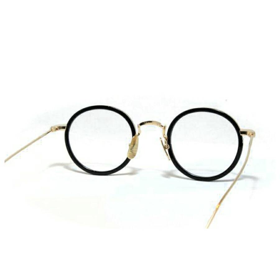 【数量限定アウトレット品】 THOM BROWNE（トム ブラウン）眼鏡　メガネTBX-906-46-01 (BLK-GLD / CLEAR LENS） 【TMF8927563805】(32175円)
