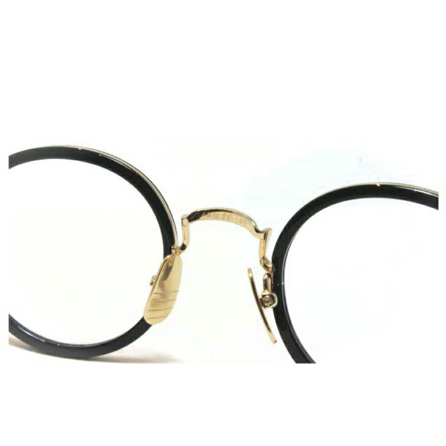 【数量限定アウトレット品】 THOM BROWNE（トム ブラウン）眼鏡　メガネTBX-906-46-01 (BLK-GLD / CLEAR LENS） 【TMF8927563805】(32175円)