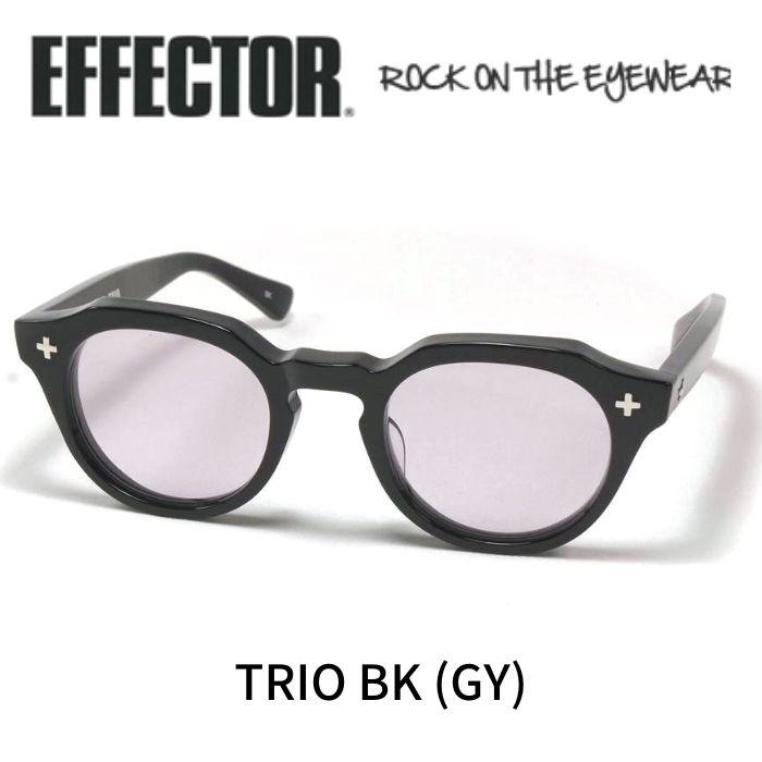 EFFECTOR（エフェクター） サングラス メガネ トリオ TRIO BK GY