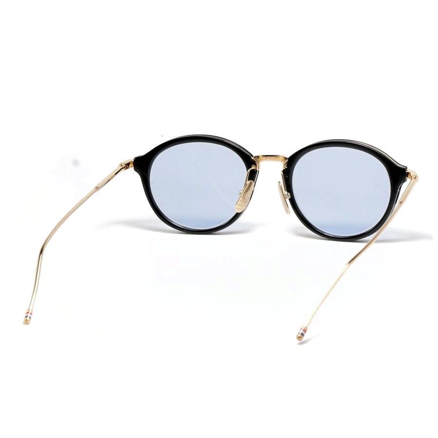 THOM BROWNE トムブラウン メガネ サングラス UEO011A 001 49 Black BLUE LENSの画像
