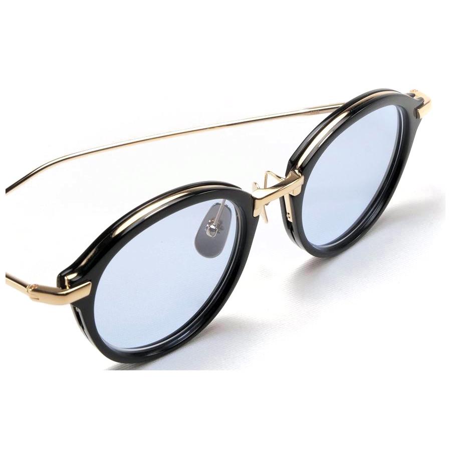 THOM BROWNE トムブラウン メガネ サングラス UEO011A 001 49 Black BLUE LENSの画像