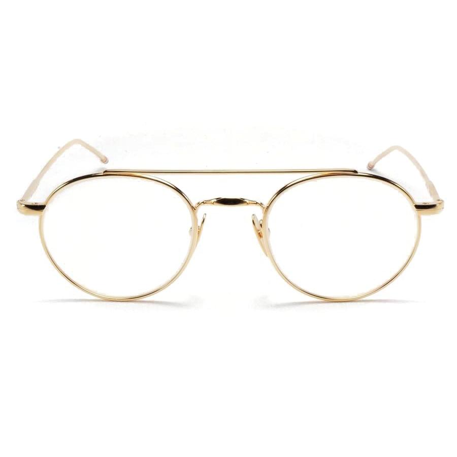 THOM BROWNE トムブラウン 眼鏡 UE 101A 711 49 GOLD ゴールドの画像