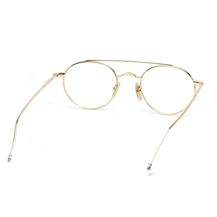 THOM BROWNE トムブラウン 眼鏡 UE 101A 711 49 GOLD ゴールドの画像