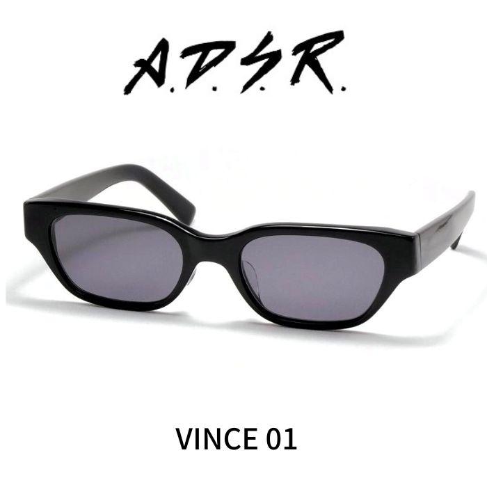 A.D.S.R. adsr サングラス VINCE ヴィンス 01 Shiny Black/ Black ADSR