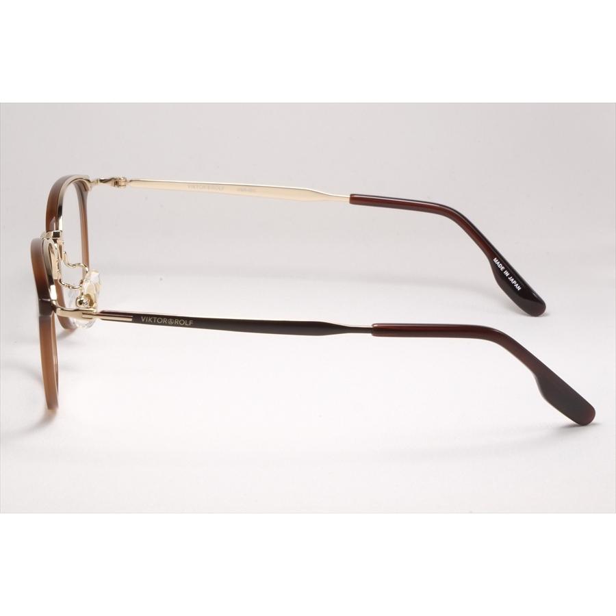 ビクターアンドロルフ VIKTOR &ROLF 眼鏡 メガネ VR-003 COL2 ブラウン