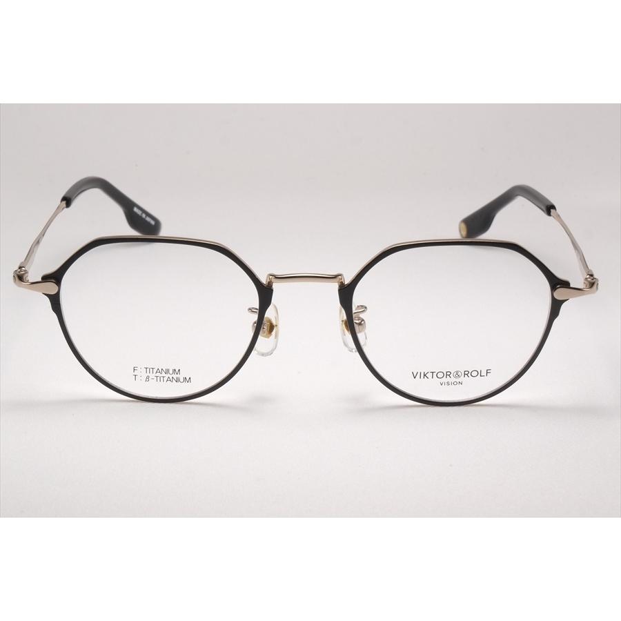 ビクターアンドロルフ VIKTOR &ROLF 眼鏡 メガネ VR-004 COL1 ブラック