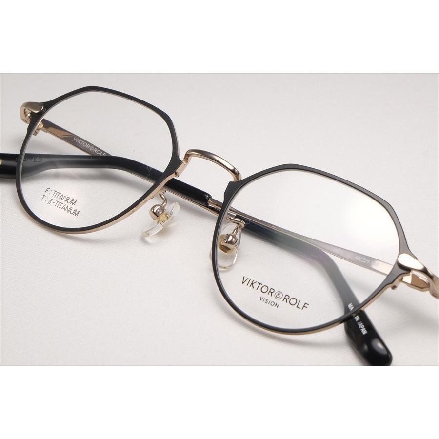 ビクターアンドロルフ VIKTOR &ROLF 眼鏡 メガネ VR-004 COL1 ブラック