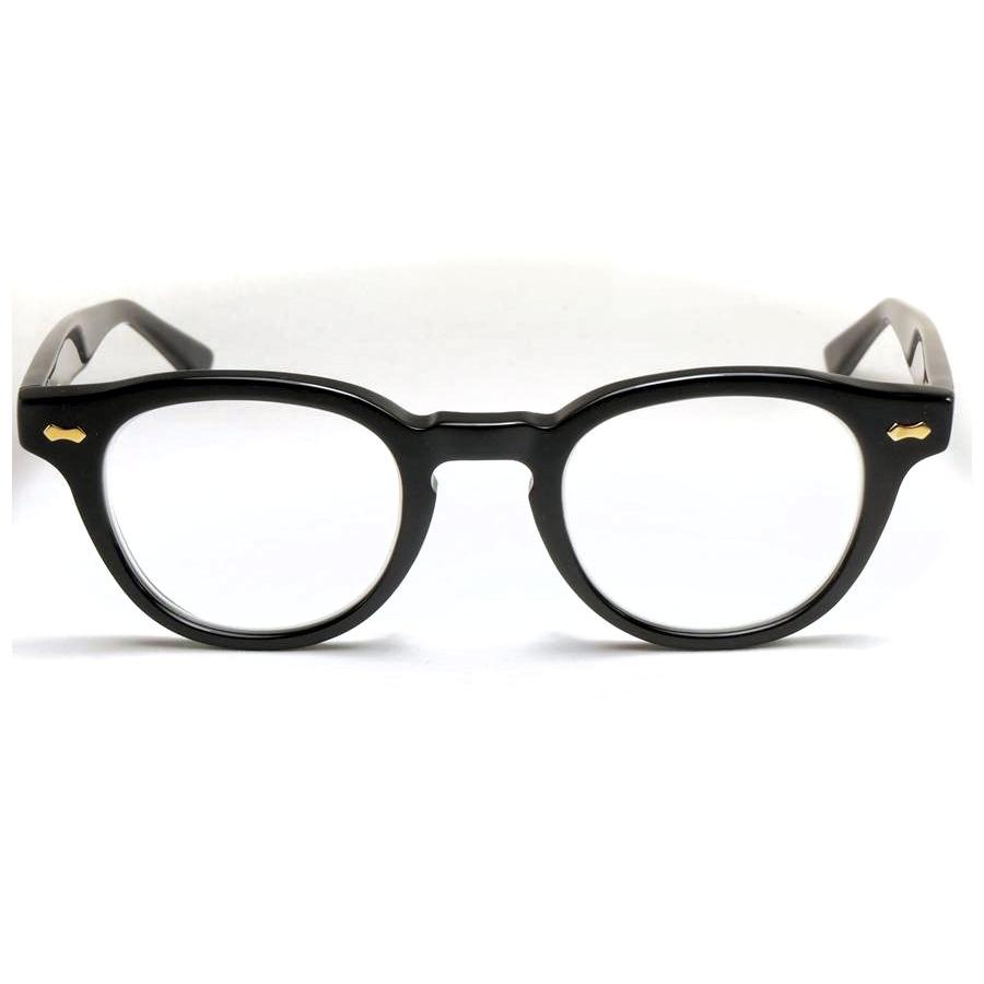 YUENN EYEWEAR ユエン アイウエアー 眼鏡 メガネ YE-001 A プラスティックノーズパット ブラック ゴールド_1