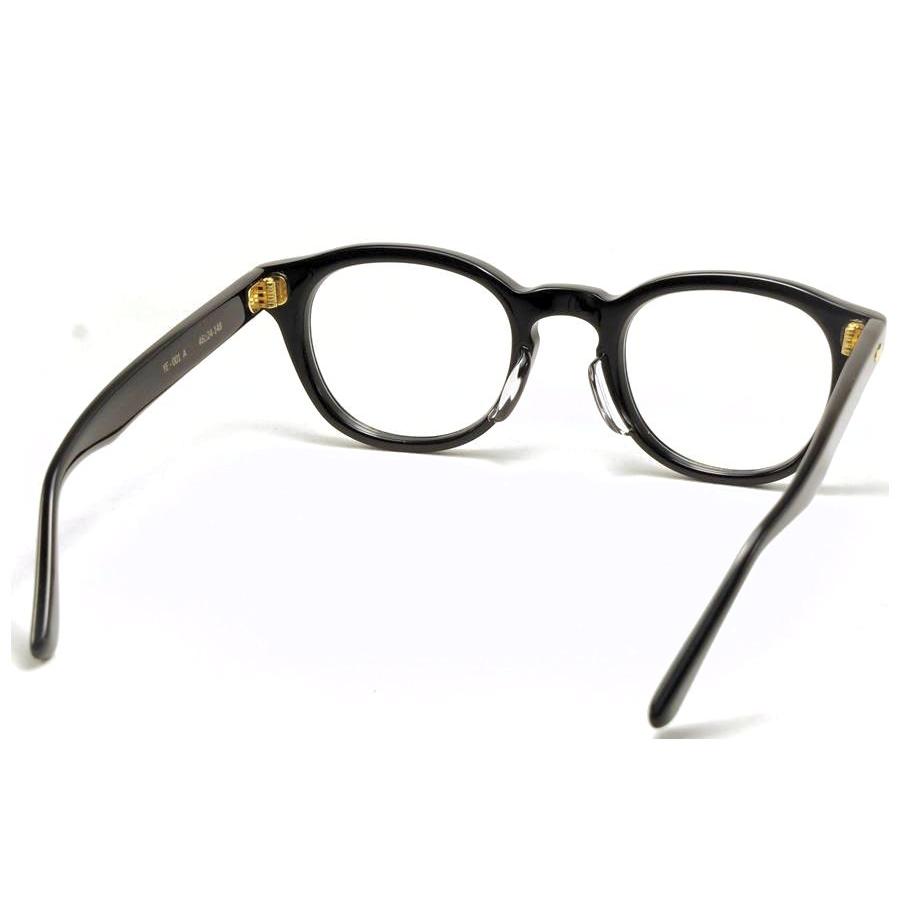 YUENN EYEWEAR ユエン アイウエアー 眼鏡 メガネ YE-001 A プラスティックノーズパット ブラック ゴールド_3