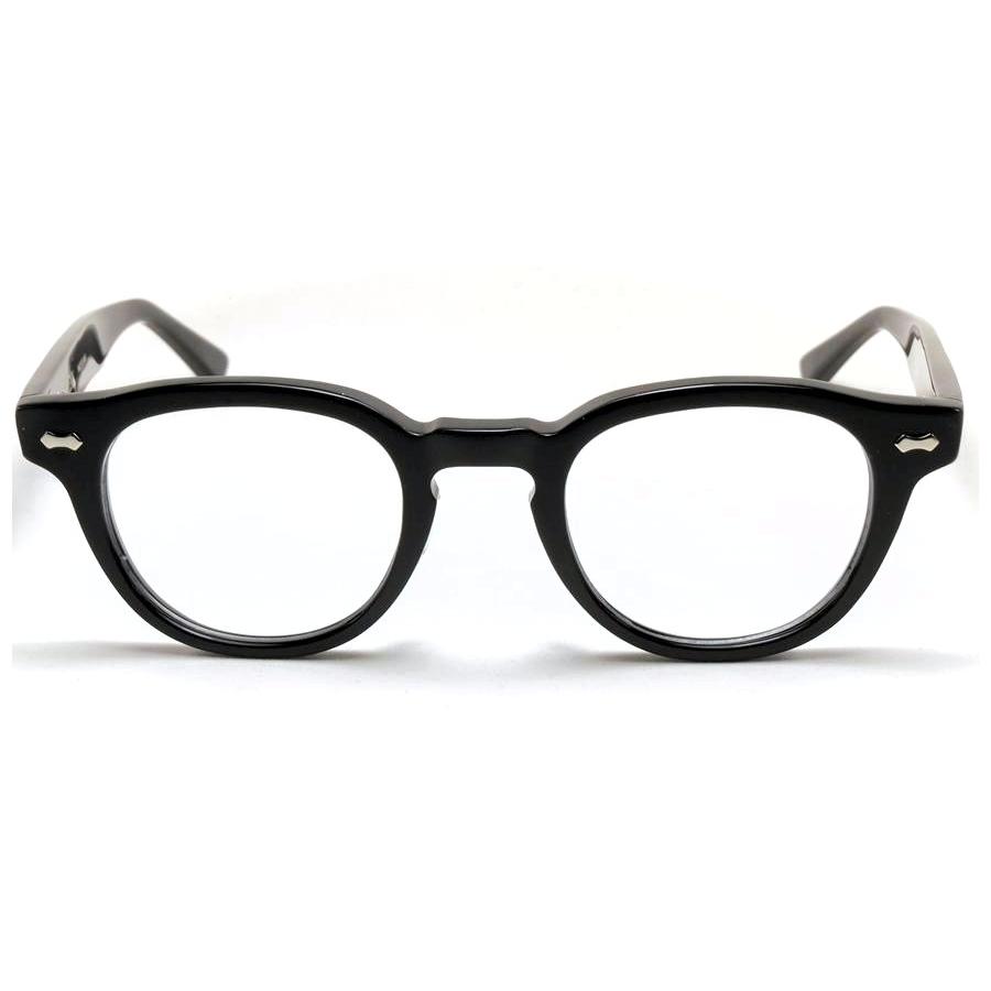 YUENN EYEWEAR ユエン アイウエアー 眼鏡 メガネ YE-001 A プラスティックノーズパット ブラック シルバー_1