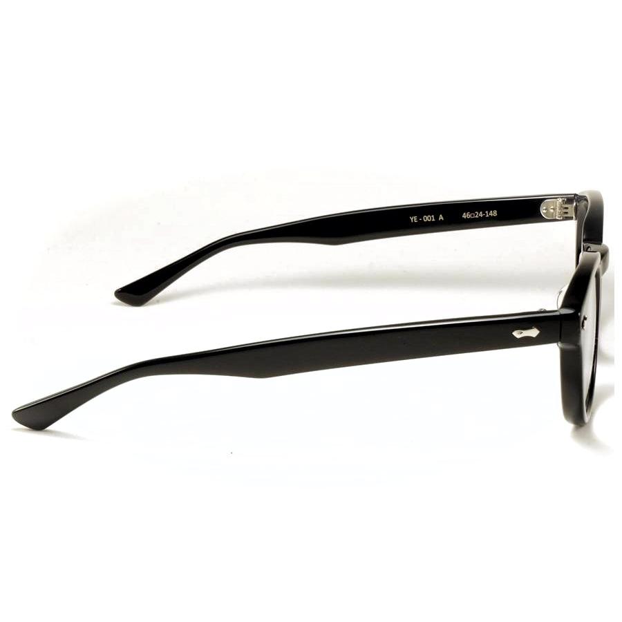 YUENN EYEWEAR ユエン アイウエアー 眼鏡 メガネ YE-001 A プラスティックノーズパット ブラック シルバー_2
