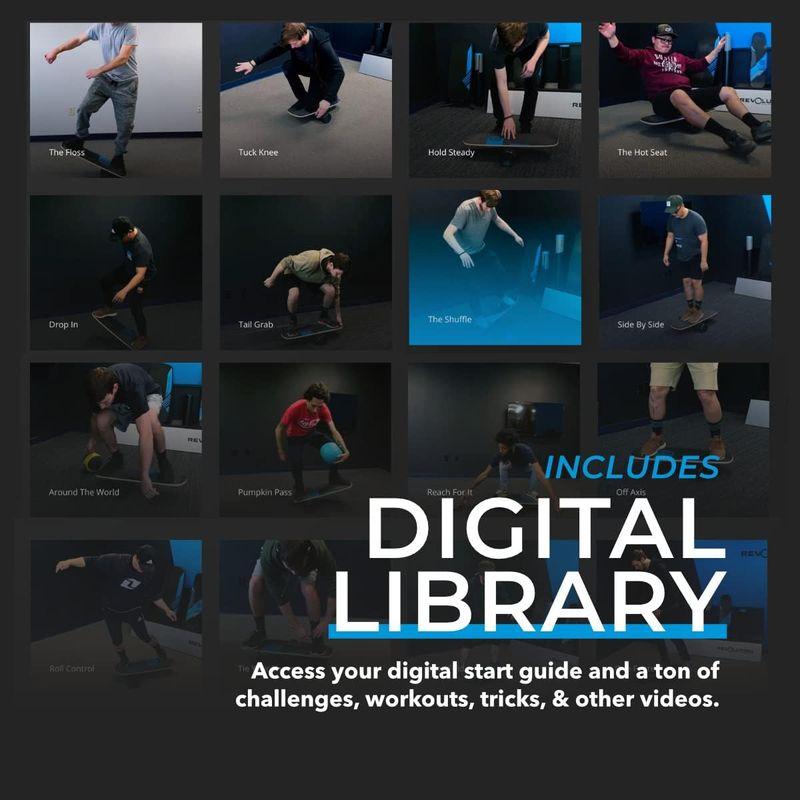 Revbalance リバランス 101 v2 - バランスボードスポーツトレーナー ブルー リバランス v2 バランスボードスポーツトレーナー ブルー