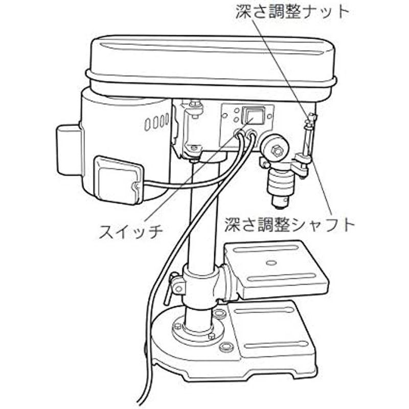 マキタ(Makita)　卓上ボール盤　鉄工14mm　木工24mm　TB131