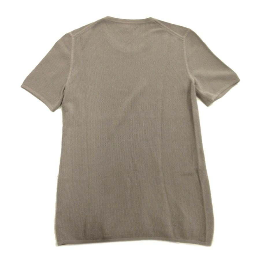 美品 Theory セオリー TOLEDO SS SLEEK COTTON 半袖 ニット Tシャツ セーター コットン XS グレー メンズ 古着 中古 | theory | 01