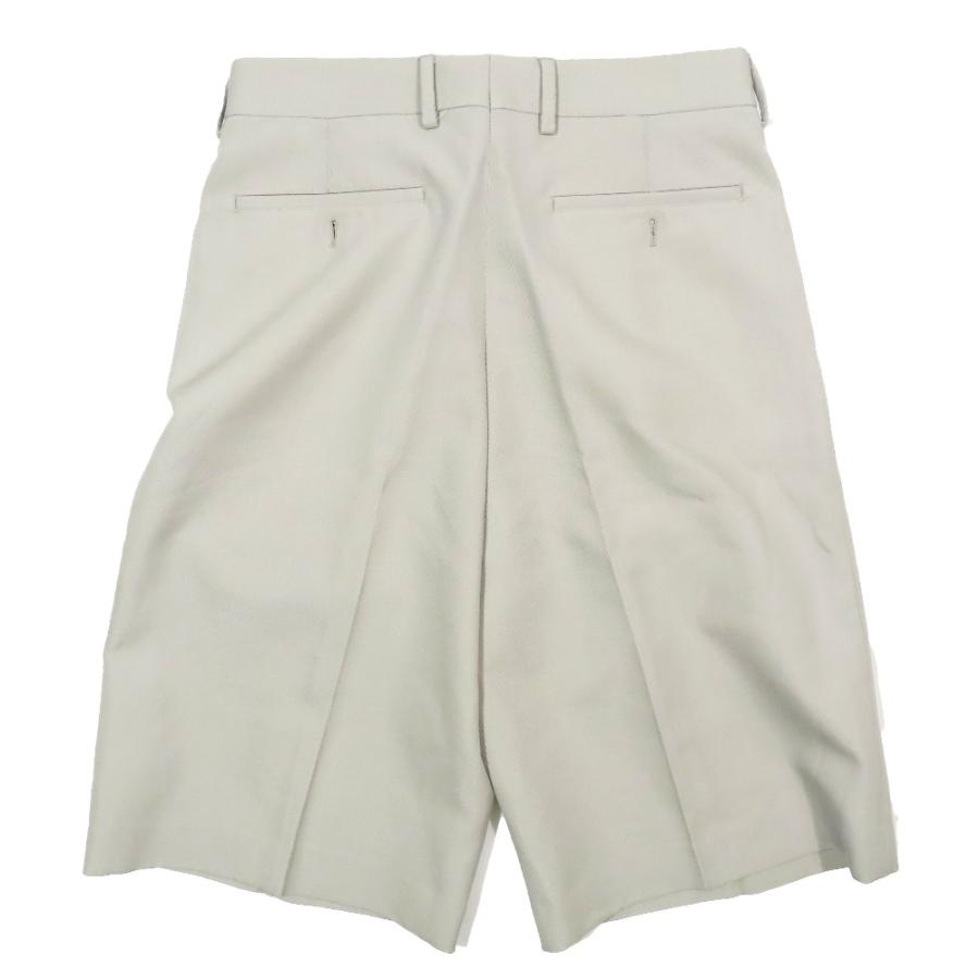未使用 21aw FENDI フェンディ バミューダパンツ スラックス ショートパンツ FFロゴ金具 ハーフパンツ 2タック 無地 ワイド グレー 46 メンズ 古着 中古 | FENDI | 08
