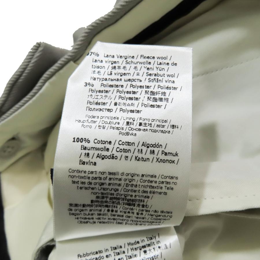 未使用 21aw FENDI フェンディ バミューダパンツ スラックス ショートパンツ FFロゴ金具 ハーフパンツ 2タック 無地 ワイド 48 グレー メンズ 古着 中古_7