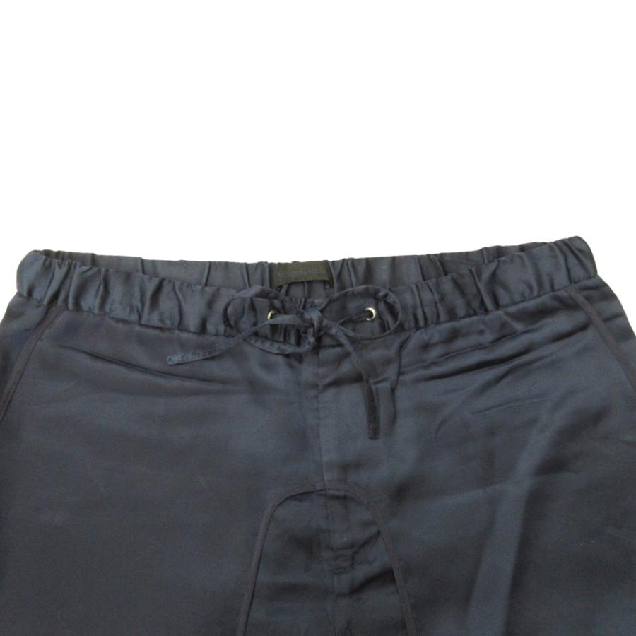 良品 Nobuyuki Matsui ノブユキ マツイ インサイドアウト ショート パンツ ハーフ キュプラ イージー サイズ3 紺 ネイビー メンズ 古着 中古 USED Nobuyuki Matsui（ノブユキマツイ） 良品 ノブユキ マツイ インサイド