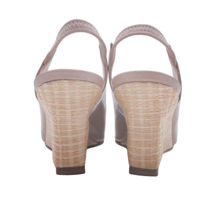 美品 MANOLO BLAHNIK マノロブラニク オープントゥ パンプス バックストラップ ウェッジソール シューズ 靴 35/22.0 ベージュ レディース 古着 中古 | MANOLO BLAHNIK | 03