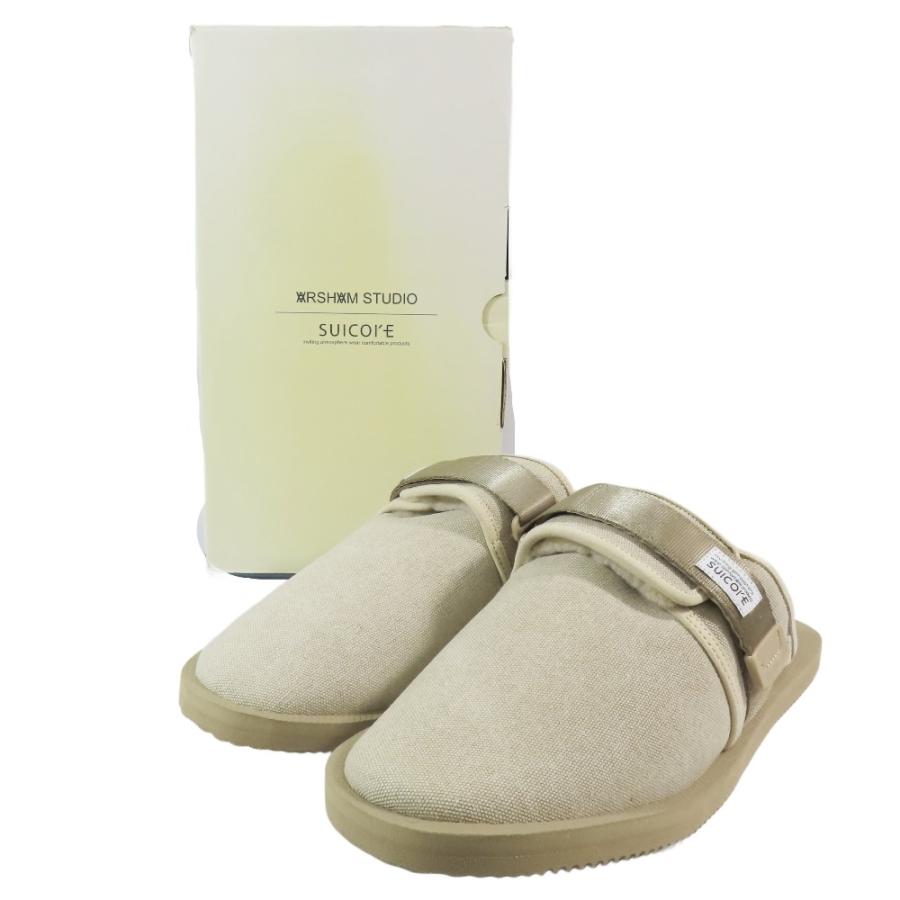 未使用 suicoke スイコック × Daniel Arsham ダニエル アーシャム ZAVO-MABDA サンダル スリッポン スリッパ シューズ 30.0cm ベージュ メンズ 古着 中古 | suicoke | 05