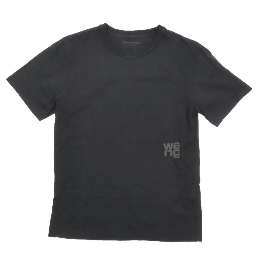 美品 ALEXANDER WANG アレキサンダーワン パフロゴ Tシャツ カットソー 半袖 クルーネック トップス XS レディース 古着 中古 | alexanderwang