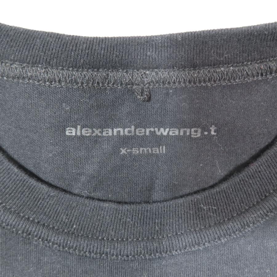 美品 ALEXANDER WANG アレキサンダーワン パフロゴ Tシャツ カットソー 半袖 クルーネック トップス XS レディース 古着 中古 | alexanderwang | 03