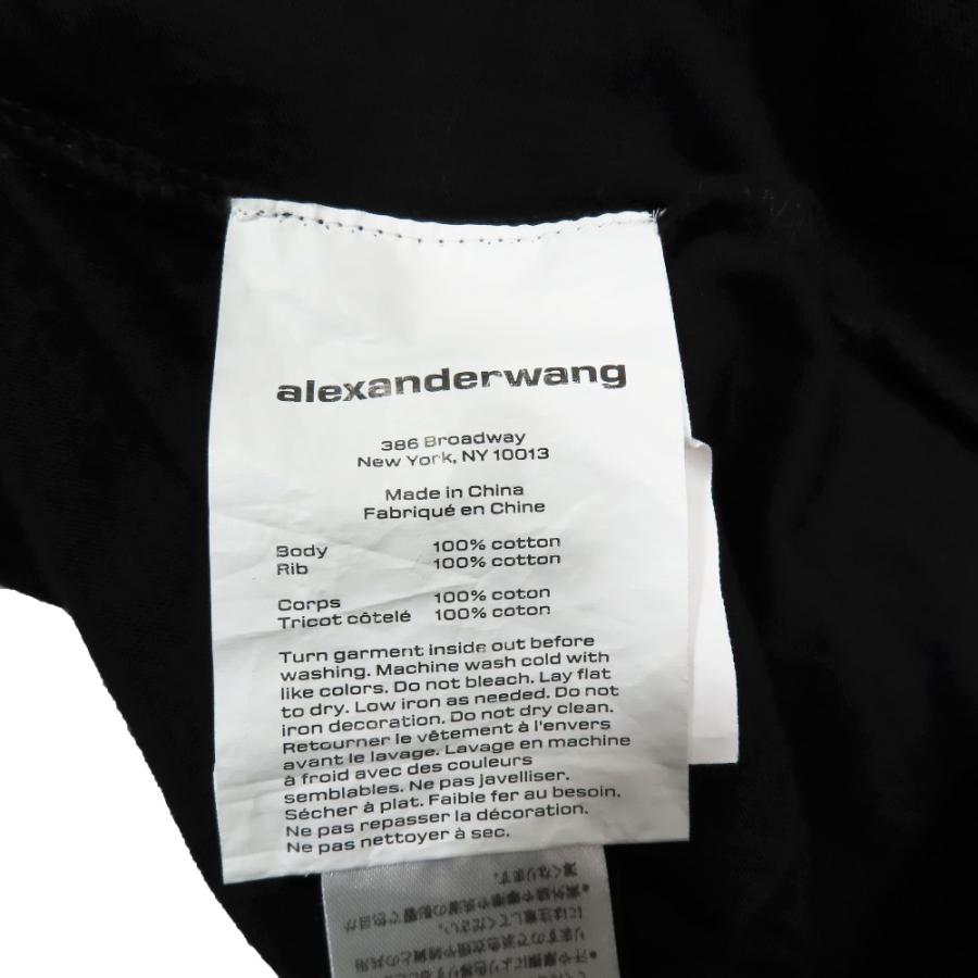 美品 ALEXANDER WANG アレキサンダーワン パフロゴ Tシャツ カットソー 半袖 クルーネック トップス XS レディース 古着 中古 | alexanderwang | 04