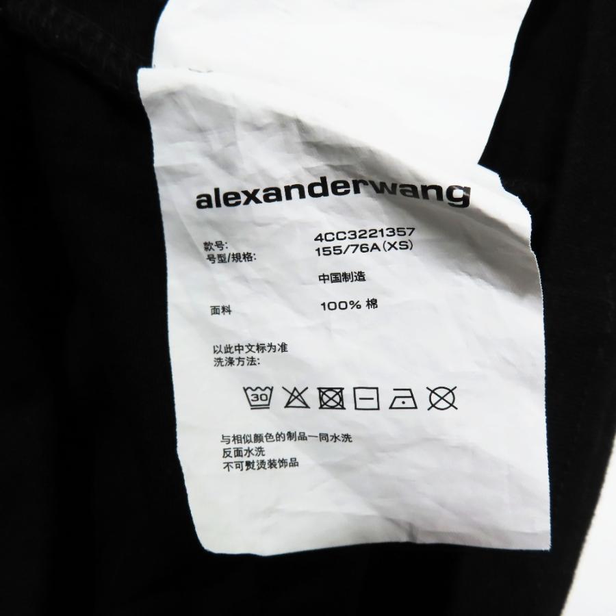 美品 ALEXANDER WANG アレキサンダーワン パフロゴ Tシャツ カットソー 半袖 クルーネック トップス XS レディース 古着 中古 | alexanderwang | 06