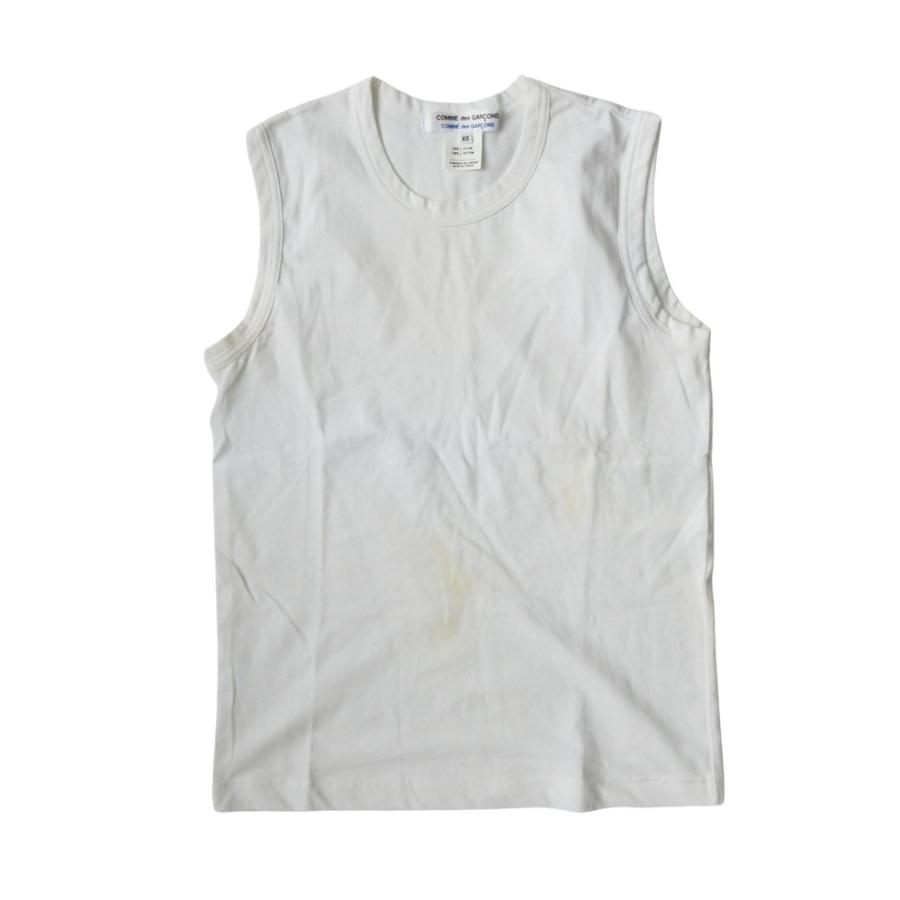 COMME des GARCONS コムコム コムデギャルソン ノースリーブ Tシャツ カットソー アーカイブ S14T003 XS 白 ホワイト レディース 古着 中古 | COMME des GARCONS COMME des GARCONS