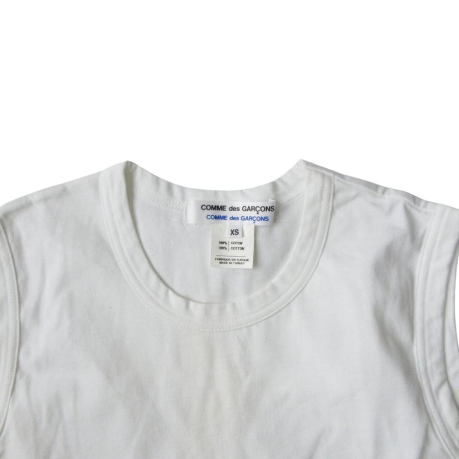 COMME des GARCONS コムコム コムデギャルソン ノースリーブ Tシャツ カットソー アーカイブ S14T003 XS 白 ホワイト レディース 古着 中古 | COMME des GARCONS COMME des GARCONS | 02