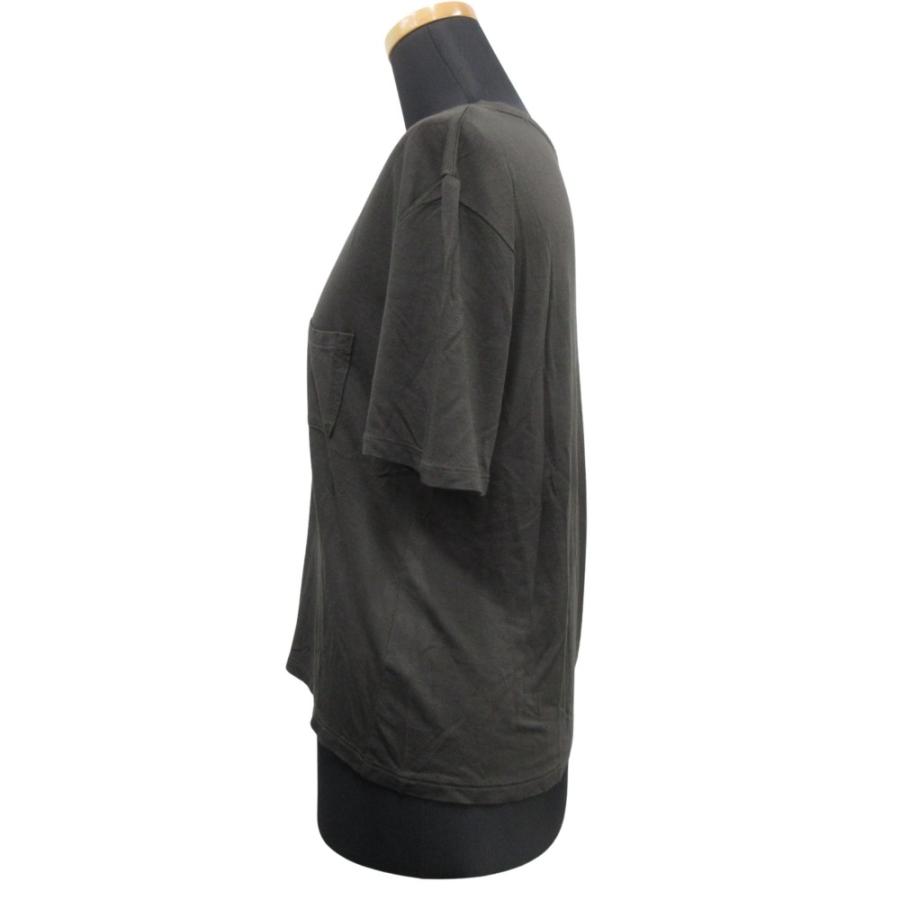 美品 T by Alexanderwang ティーバイアレキサンダーワン ストレッチ ポケット Tシャツ カットソー 半袖 丸首 サイズXS カーキ レディース 古着 中古 | alexanderwang | 03