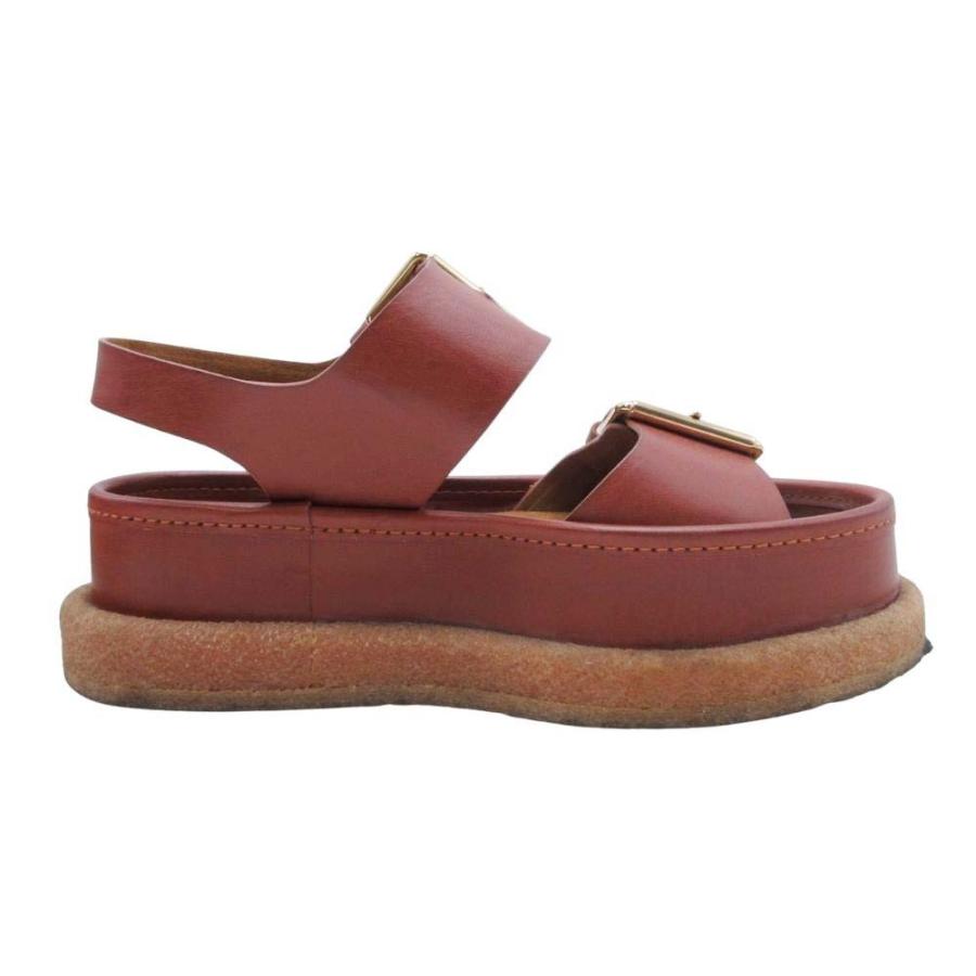良品 Stella McCartney ステラマッカートニー 厚底 サンダル プラットフォーム ストラップ シューズ 36.0 茶 ブラウン レディース 古着 中古 | Stella McCartney | 03