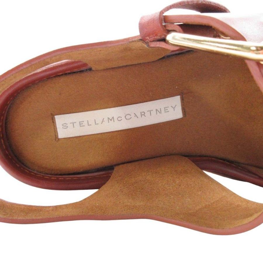 良品 Stella McCartney ステラマッカートニー 厚底 サンダル プラットフォーム ストラップ シューズ 36.0 茶 ブラウン レディース 古着 中古 | Stella McCartney | 05