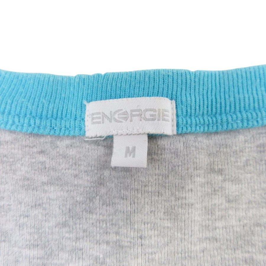 美品 ENERGIE エナジー パッチワーク タンクトップ ノースリーブ Tシャツ 切替 ダメージ加工 和柄 M マルチカラー×グレー メンズ 古着 中古 | エナジー | 06
