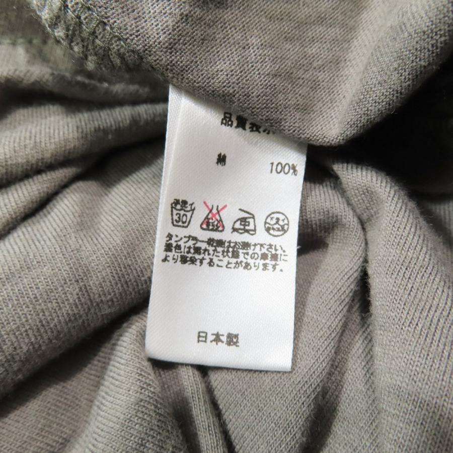 mizuiro ind ミズイロインド 七分袖 Tシャツ カットソー ドルマンスリーブ ボートネック ドレープ プルオーバー カーキ レディース 古着 中古 | mizuiroind | 06