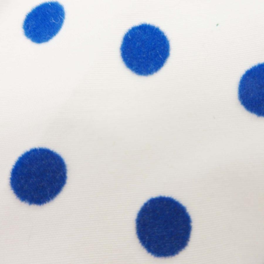 良品 10ss MARNI マルニ ドット ノーカラー ジップ ジャケット ブルゾン アウター 薄手 38 オフ白 オフホワイト×ブルー レディース 古着 中古 | MARNI | 04