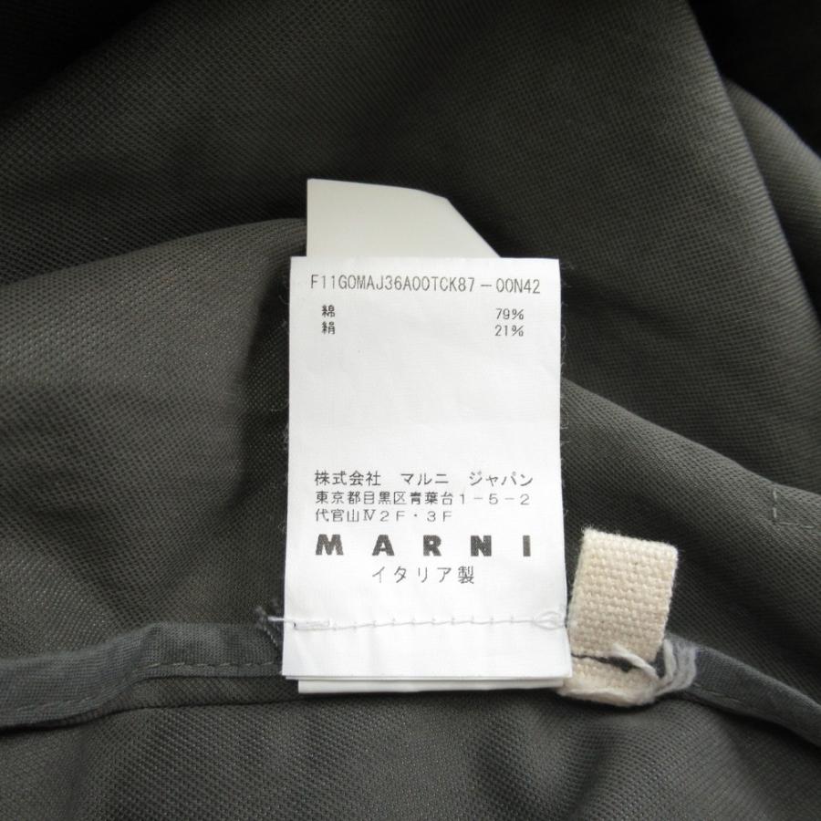 美品 11aw MARNI マルニ 台形 ミニ カーゴスカート フラップポケット ショート丈 40 グレー レディース 古着 中古 | MARNI | 05