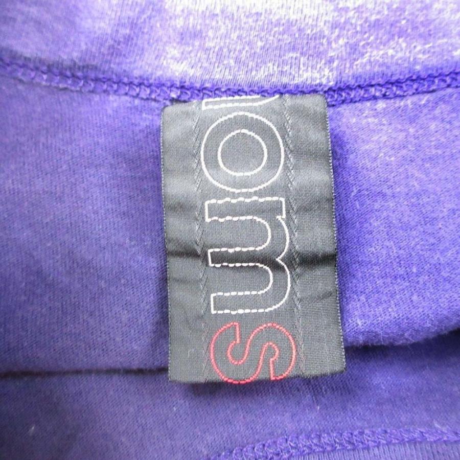 良品 homspun ホームスパン 天竺 コットン Tシャツ カットソー トップス ストレッチ 長袖 クルーネック S 紫 パープル レディース 古着 中古 | homspun | 03