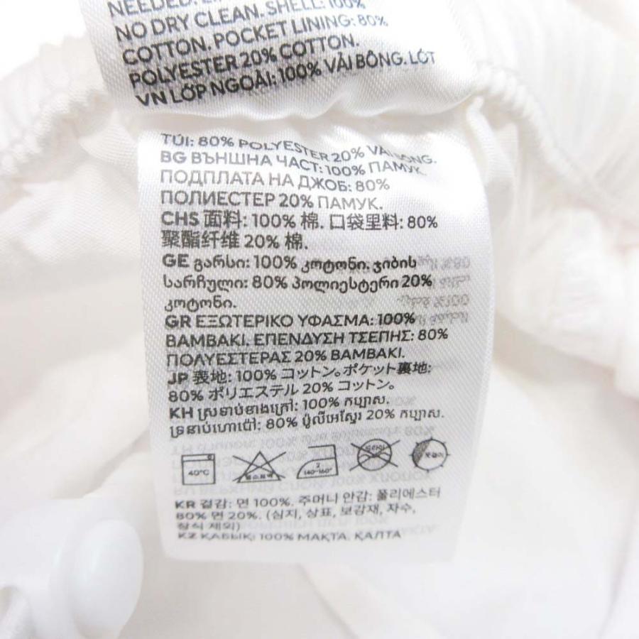 美品 DIVIDED H&M エイチアンドエム パラシュートパンツ ボトムス ミリタリー コットン ロング S 白 ホワイト レディース 古着 中古 | H&M | 05
