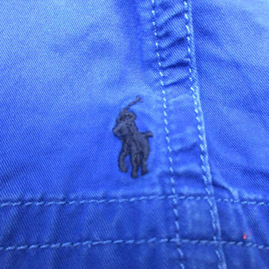 良品 POLO RALPH LAUREN ポロラルフローレン コットン ショーツ ハーフパンツ ポニーロゴ 刺繍 7/130 青 ブルー 子供服 キッズ 古着 中古 | POLO RALPH LAUREN | 02