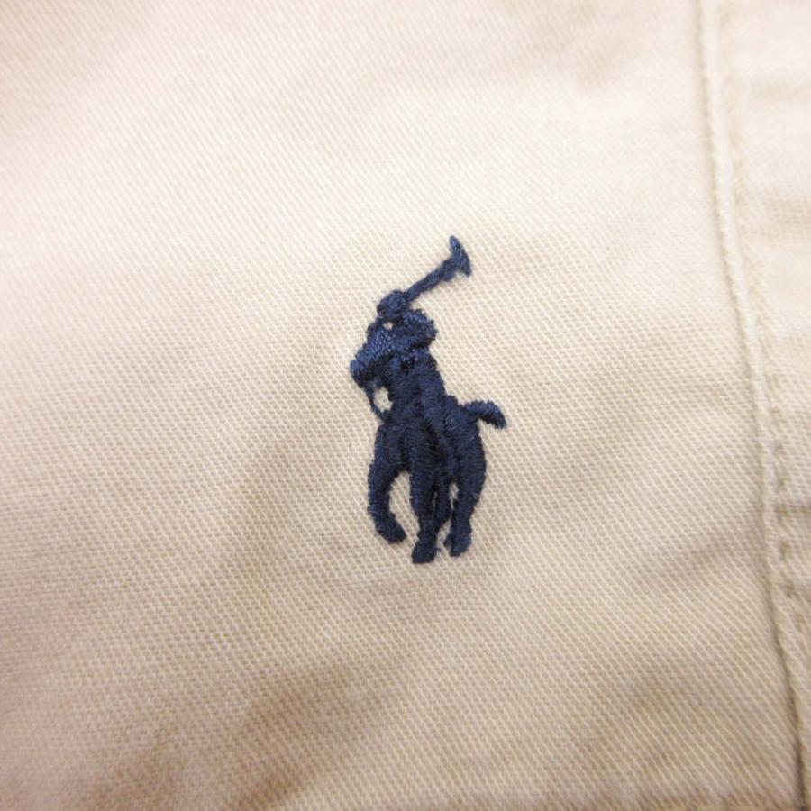 良品 POLO RALPH LAUREN ポロラルフローレン コットン ショーツ ハーフパンツ ポニーロゴ 刺繍 7/130 ベージュ 子供服 キッズ 古着 中古 | POLO RALPH LAUREN | 02