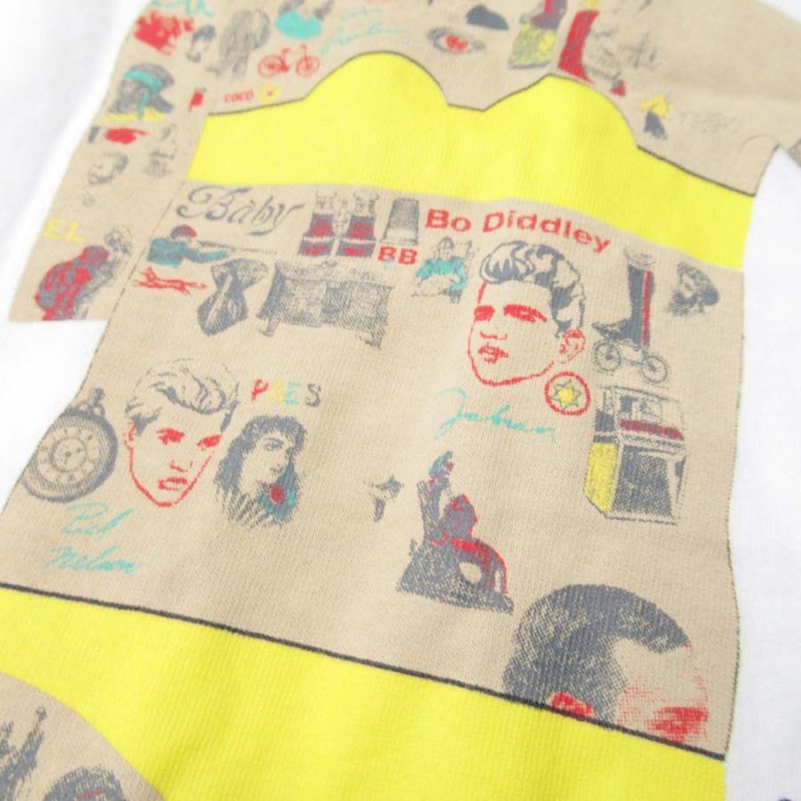 新品同様 09ss MARNI マルニ ピーターブレイク コラボ Tシャツ グラフィックプリント カットソー 40 白 ホワイト レディース 古着 中古 | MARNI | 03