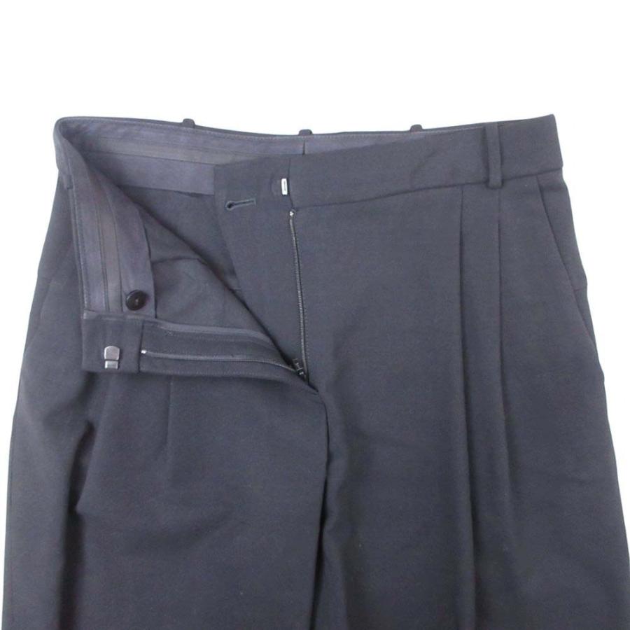 美品 BALENCIAGA バレンシアガ 2タック テーパードパンツ プリーツ トラウザー スラックス ヴァージンウール 34 黒 ブラック レディース 古着 中古 | BALENCIAGA | 02